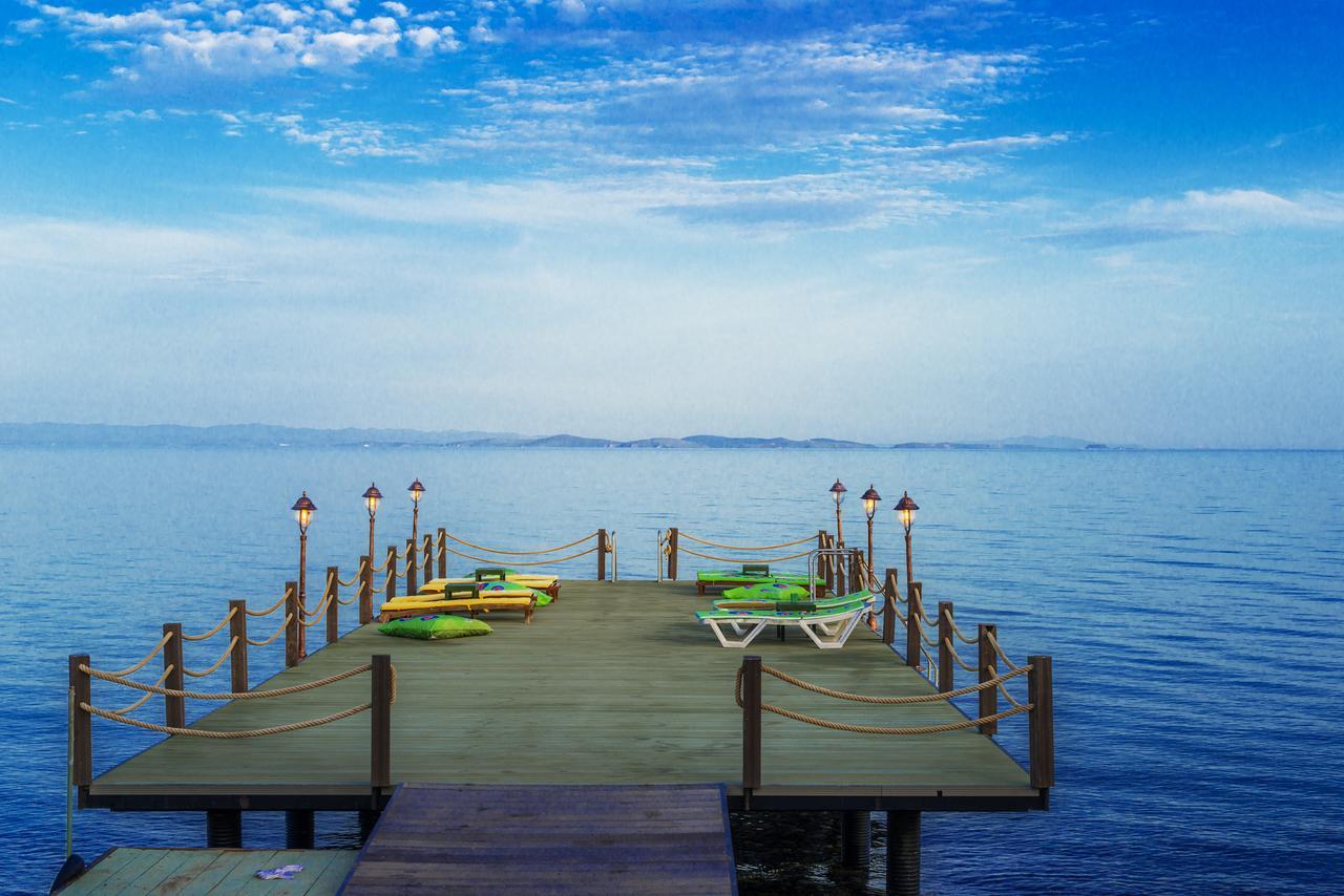 Kayalar Blue Beach Hotel Sazlı 外观 照片